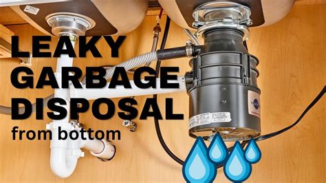 insinkerator garbage disposal leaking from bottom|Garbage Disposal Leaking from the Mounting Assembly